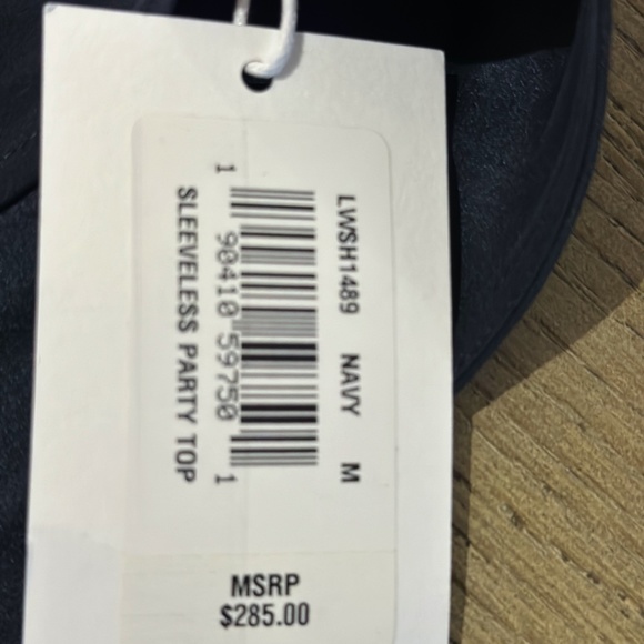 FRAME NWT Sleeveless High-Neck Party Top   Size M - Picture 2 of 6